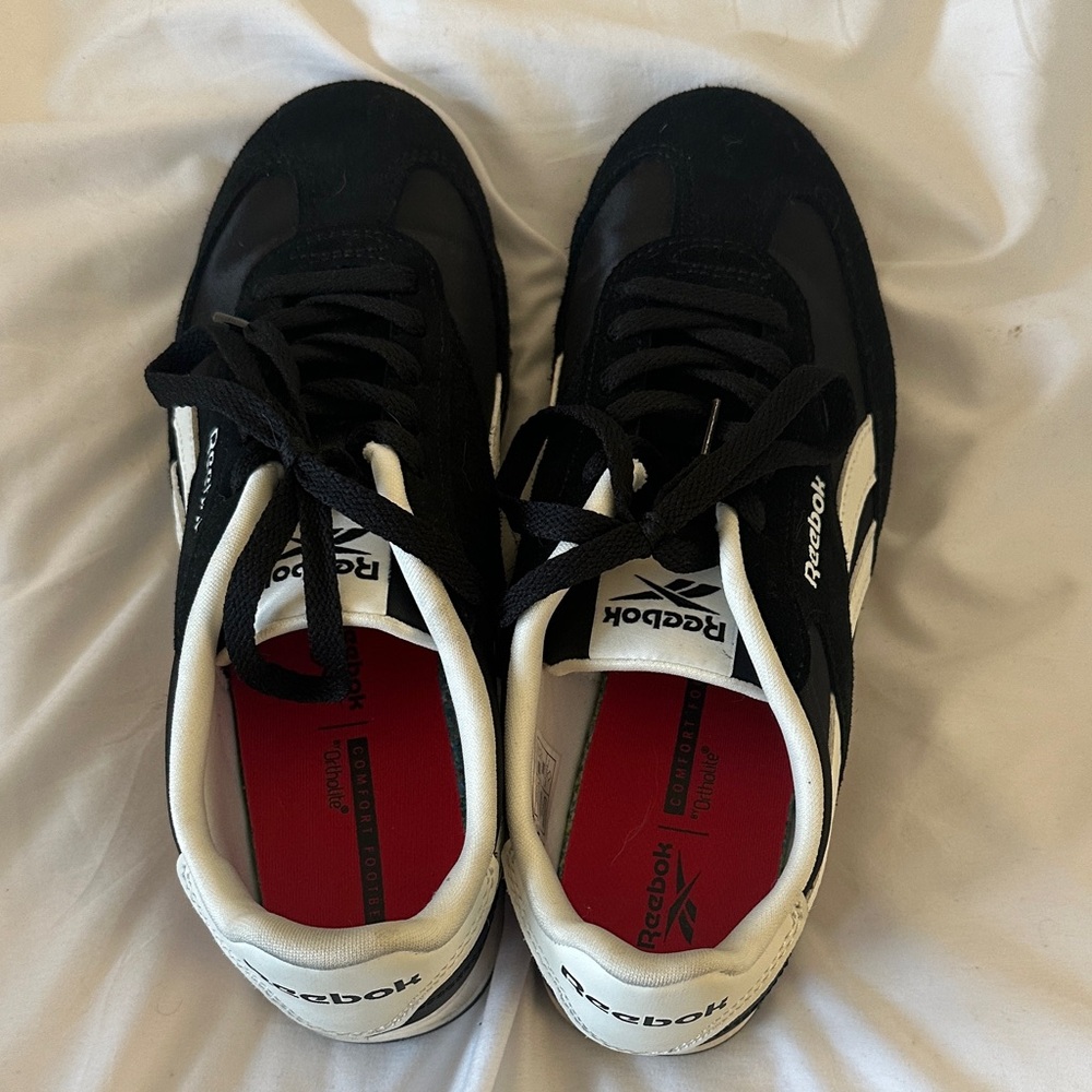 Reebok Women's Black and White Sneakers